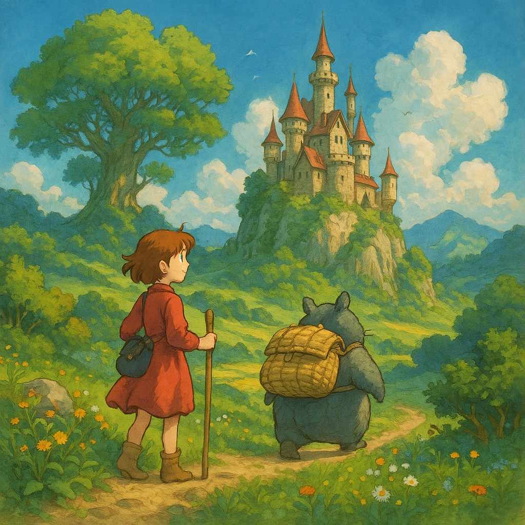 Example of Ghibli Style Image generated with ChatGPT